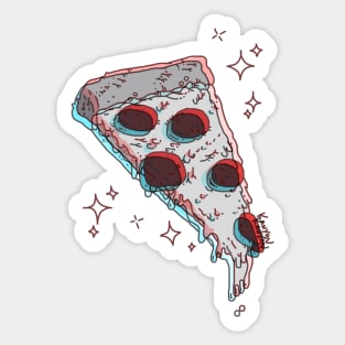 3 Dimensional Pizza Sticker